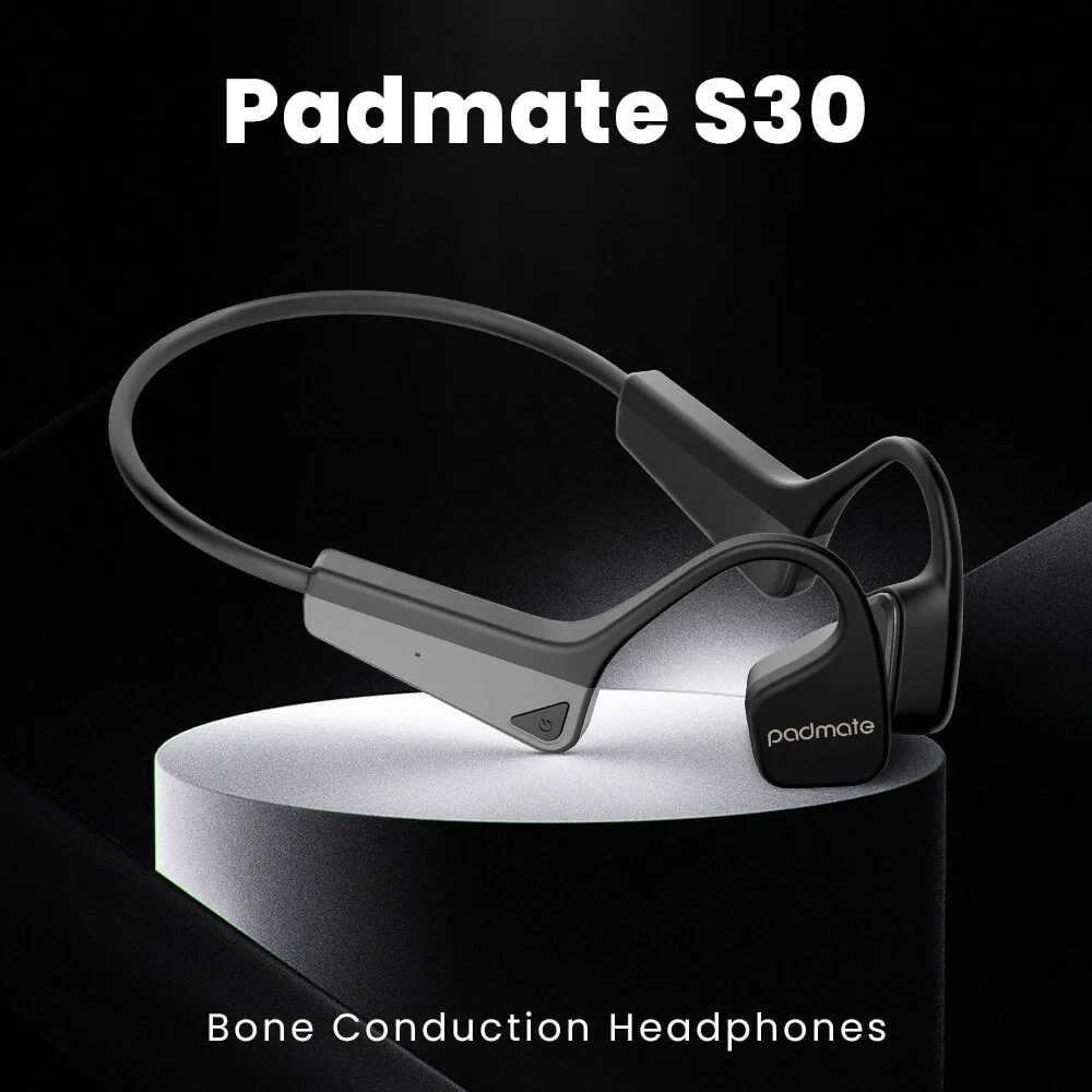 Padmate Black Wireless‎ Headphones